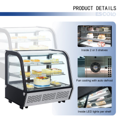 Desserts Display Bakery Refrigerator for Countertop Cake & Dessert Display
