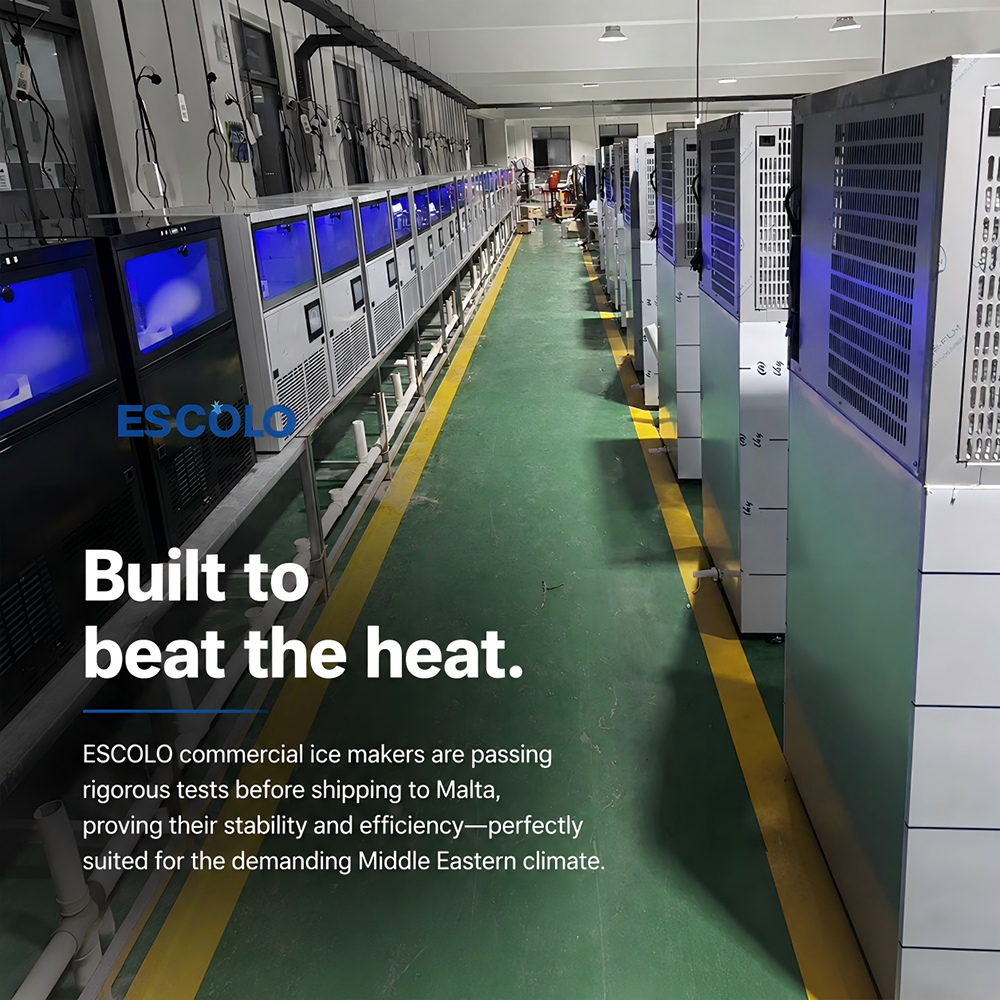 Energy Saving Ice Maker With Stable Cooling Performance Ice Machine