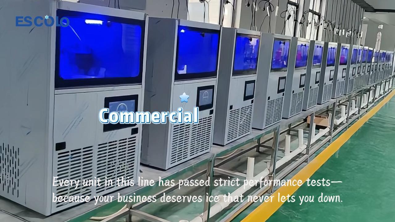 Automatic Ice Making Machine with Durable Stainless Steel Ice Maker