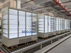 4 Door Commercial Open Chiller | Large Capacity Supermarket Display Refrigerator