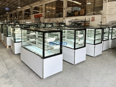 Modern bakeries use this display with a commercial cake display fridge for premium presentation