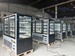 Commercial Bakery Display Refrigerator with Glass Fridge for Dessert Retail Presentation