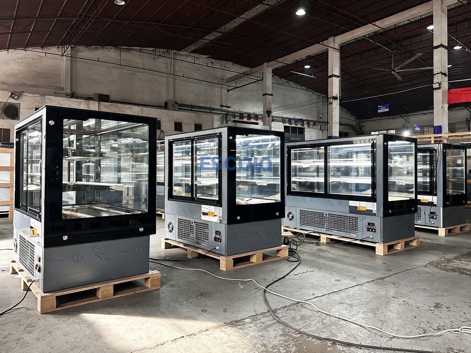 Bakery Display Case with Optional Humidifier & 48H Freshness Keeping, Commercial Cake Chiller for Patisserie