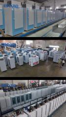 Upright Ice Storage Bin for Retail Shops with LED Lighting and Flexible Cooling