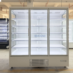 BFG-1880 3-Door Air Curtain Chiller for Supermarket Display