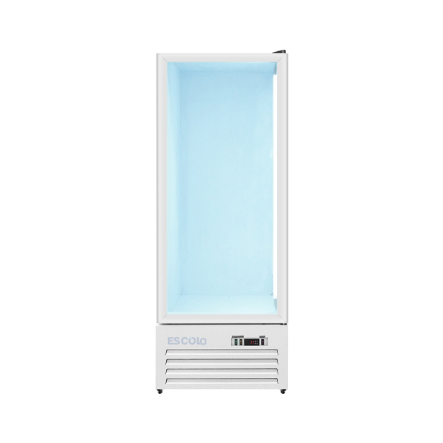 Commercial Ice Storage Freezer with Heated Glass Door for Easy Ice Access in Convenience Stores