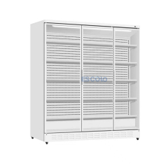 Supermarket Multideck Chiller with Glass Doors Commercial Refrigeration Equipment