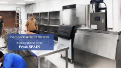 Commercial Ice Maker Machine Single Door with Large Ice Storage Bin