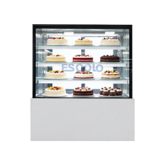 Refrigerated Cake Display Cabinet with Fan Cooling for Cafés and Dessert Shops