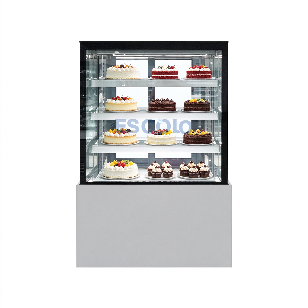 Commercial Cake Display Fridge with LED Lighting and Digital Temperature Control