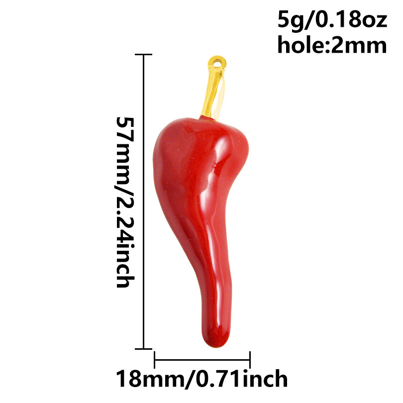 Fashion pendant with red oil dripping marine series DIY jewelry accessories bracelet necklace pendant matching charms