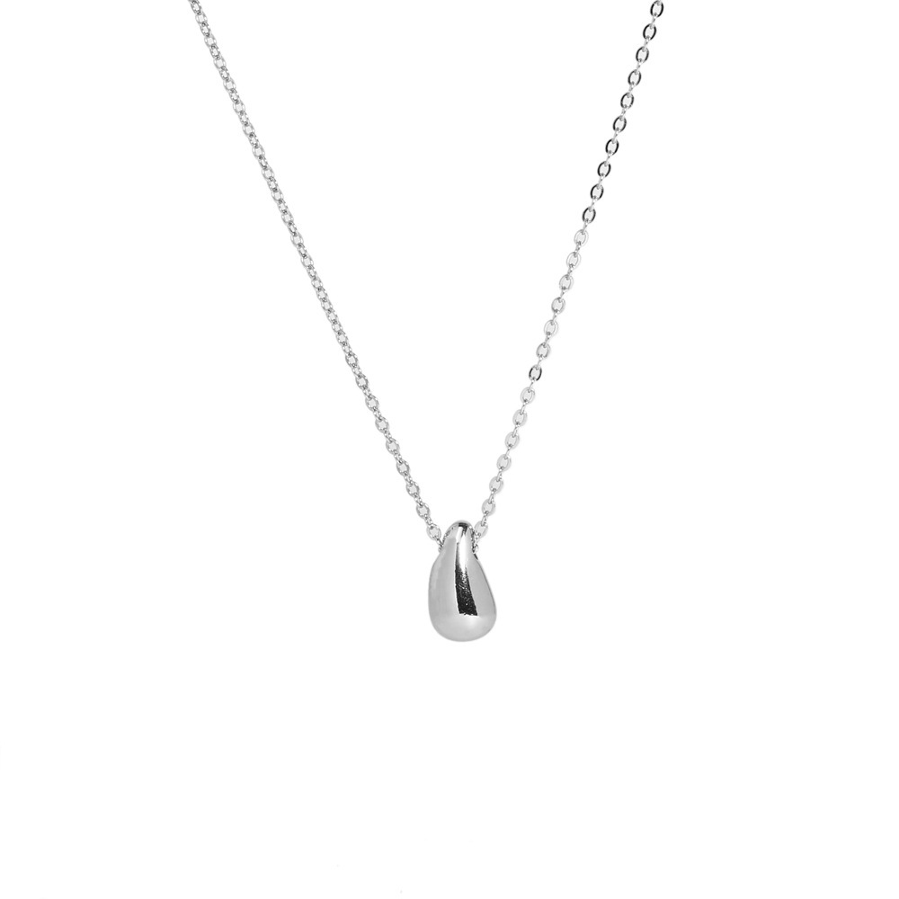 Fashion necklace for women stainless steel jewelry gold teardrop necklace for women