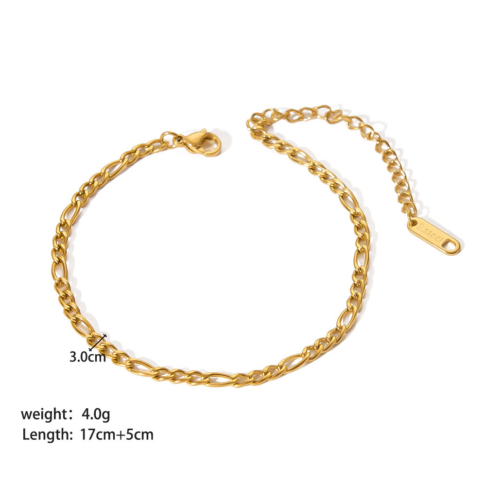 Wholesale Fashion Bracelets - Best-Selling Stainless Steel Blade Chain & Twist Chain Bracelets for Women
