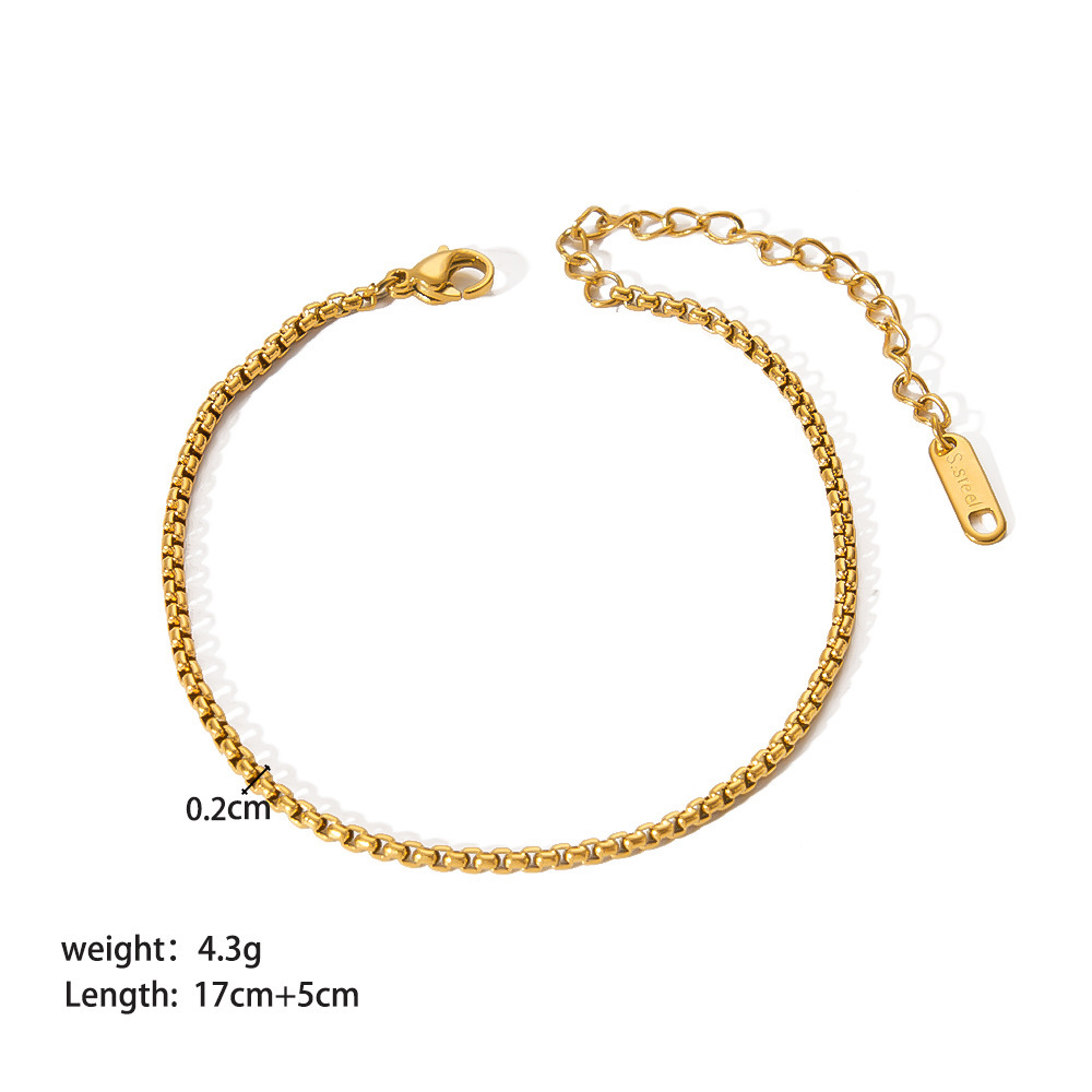 Wholesale Fashion Bracelets - Best-Selling Stainless Steel Blade Chain & Twist Chain Bracelets for Women
