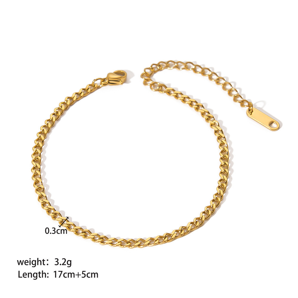 Wholesale Fashion Bracelets - Best-Selling Stainless Steel Blade Chain & Twist Chain Bracelets for Women