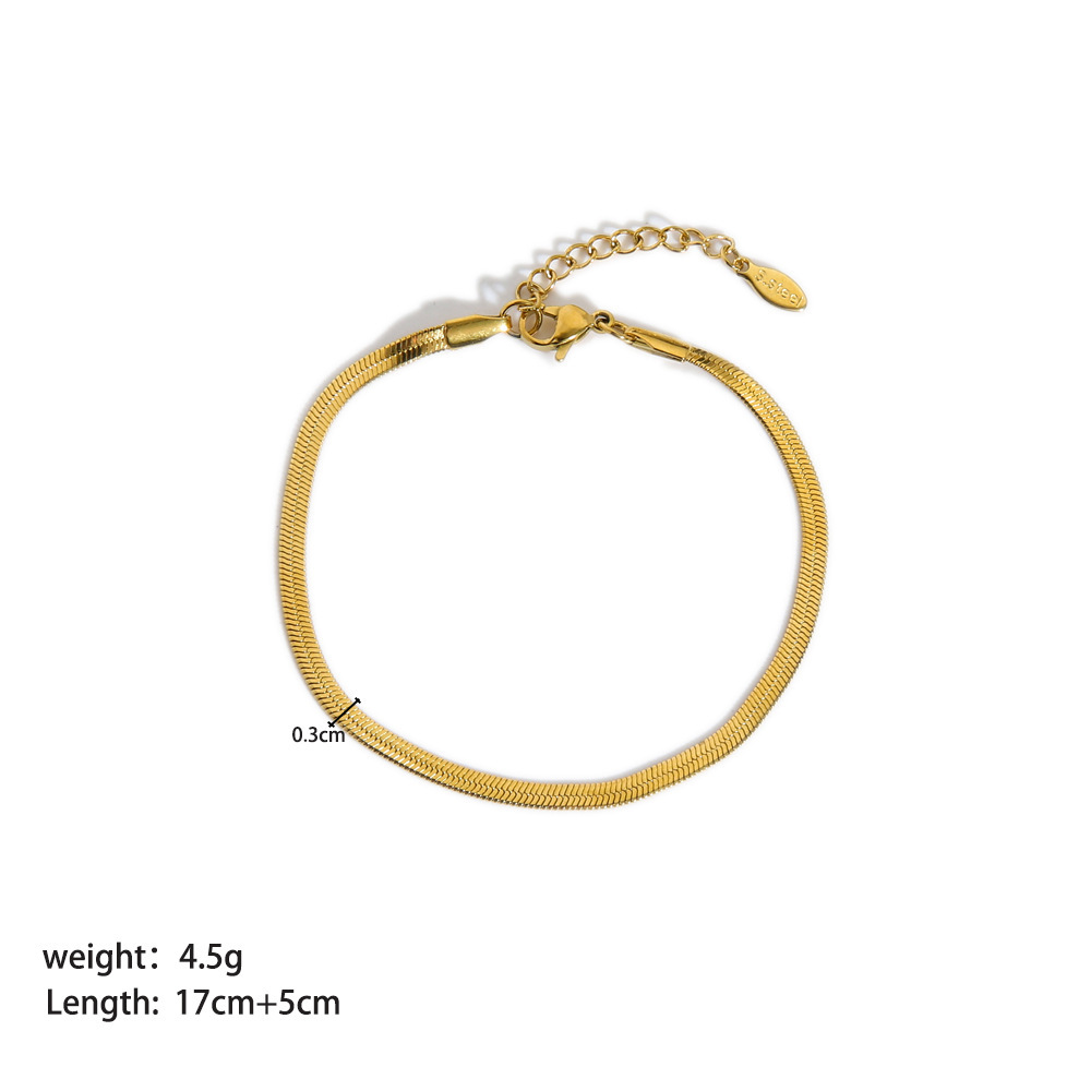 Wholesale Fashion Bracelets - Best-Selling Stainless Steel Blade Chain & Twist Chain Bracelets for Women