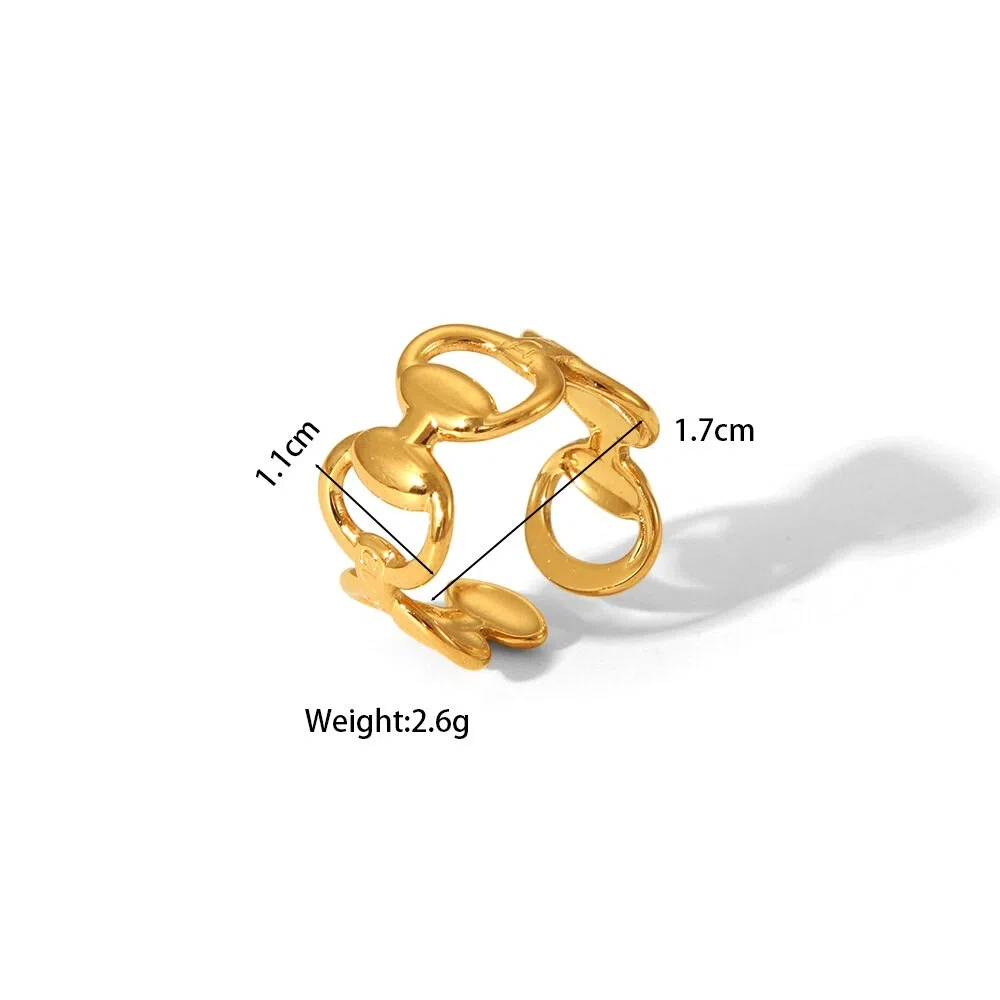 Adjustable Titanium Steel & Stainless Steel Rings - Bold Personality Open-ended Jewelry Wholesale