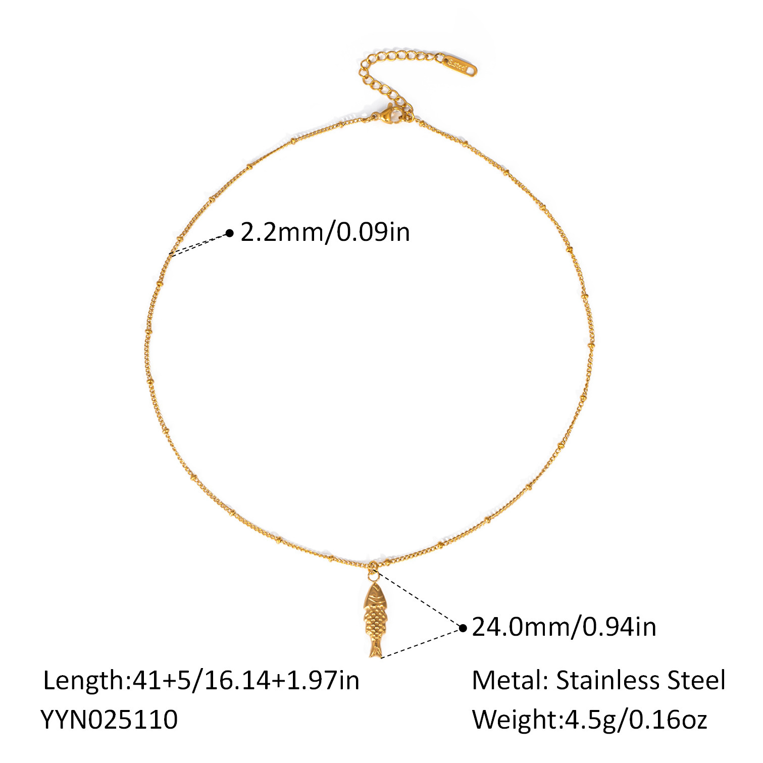 Ocean - Pendant Pearl & Seashell Necklaces Stainless Steel Jewelry Trendy Accessories for Beach Vacations