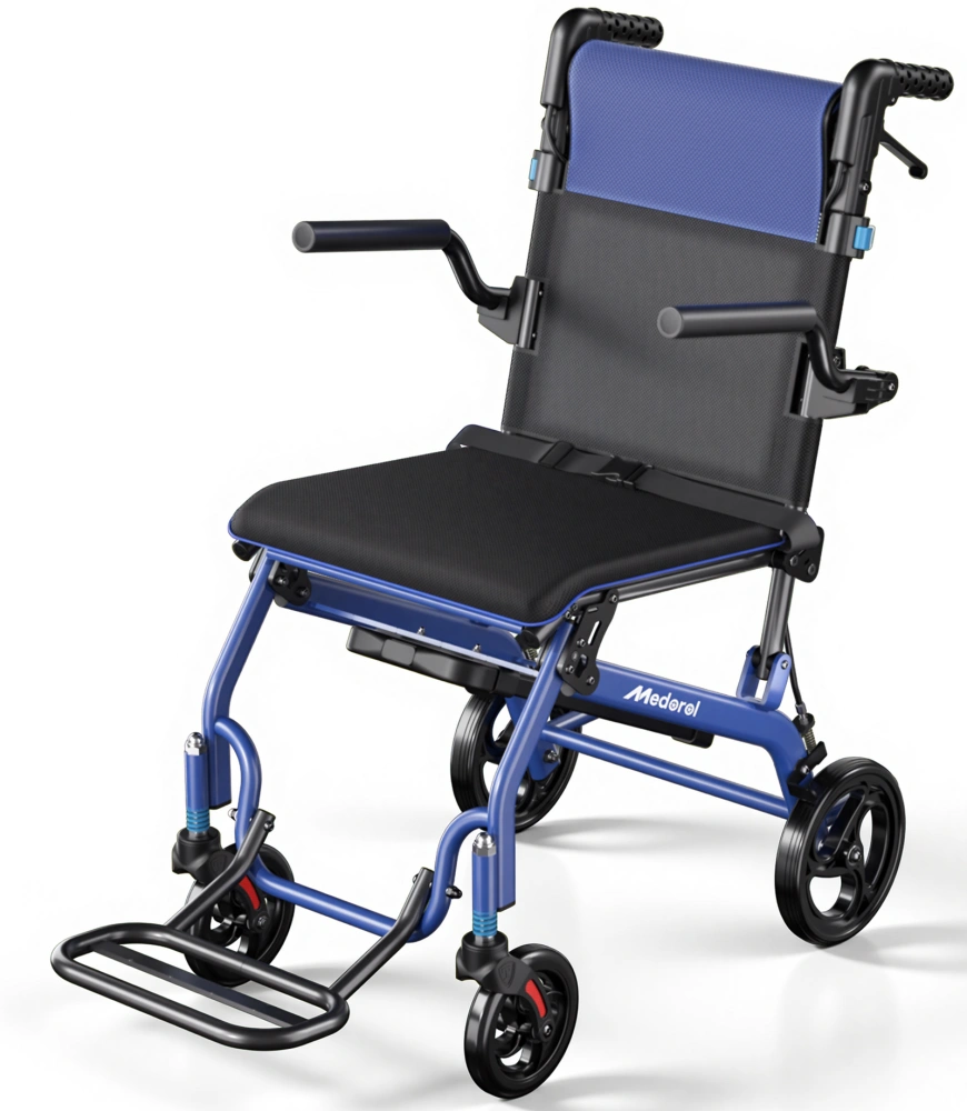 Medorol J02 Wheelchairs for Adults Seniors, Foldable Ultra Light