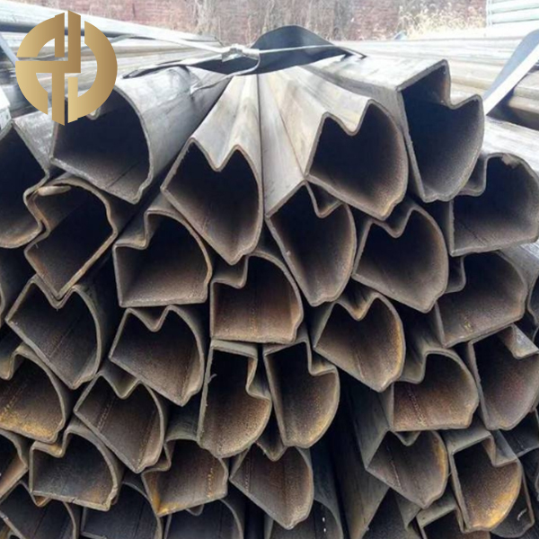 Tubo de aço com formato especial