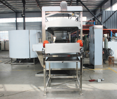 Soybean product gas-fired oil frying production line  potato chip oil frying production line