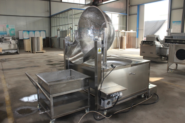 Banana slice commercial gas fryer   electric discharge fryer  original manufacturer