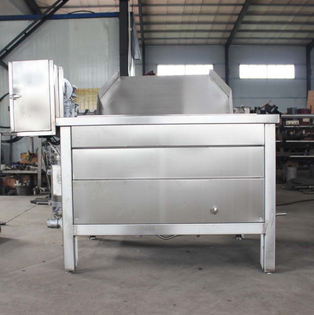 Roast chicken deep fryer, chicken cutlet gas fryer, chicken leg commercial fryer, automatic discharge fryer