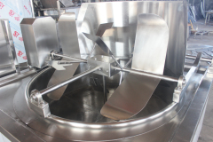 Automatic frame-flipping and discharging circular gas deep fryer large commercial electric deep fryer