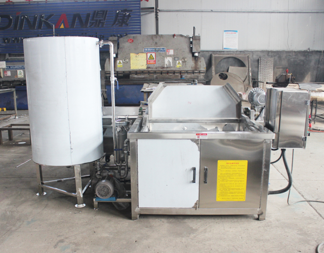 Gas-heated commercial deep fryer, stainless steel automatic gas deep fryer