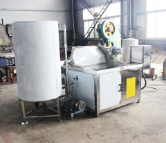 Gas-heated commercial deep fryer, stainless steel automatic gas deep fryer