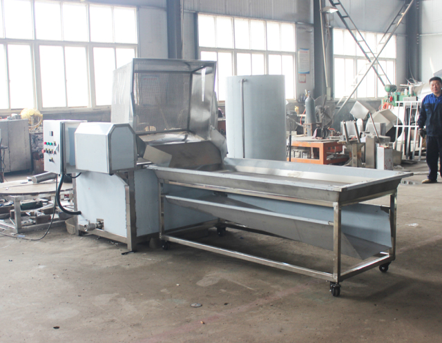 Gas-heated commercial deep fryer, stainless steel automatic gas deep fryer