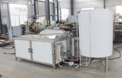 A commercial deep fryer that automatically removes slag from the electroslag furnace without causing residue