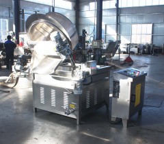 Banana slice commercial gas fryer   electric discharge fryer  original manufacturer