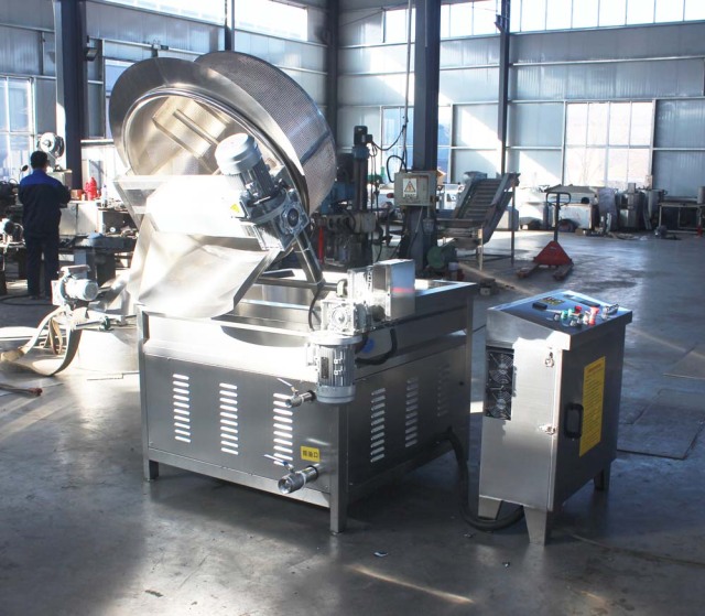 Banana slice commercial gas fryer   electric discharge fryer  original manufacturer