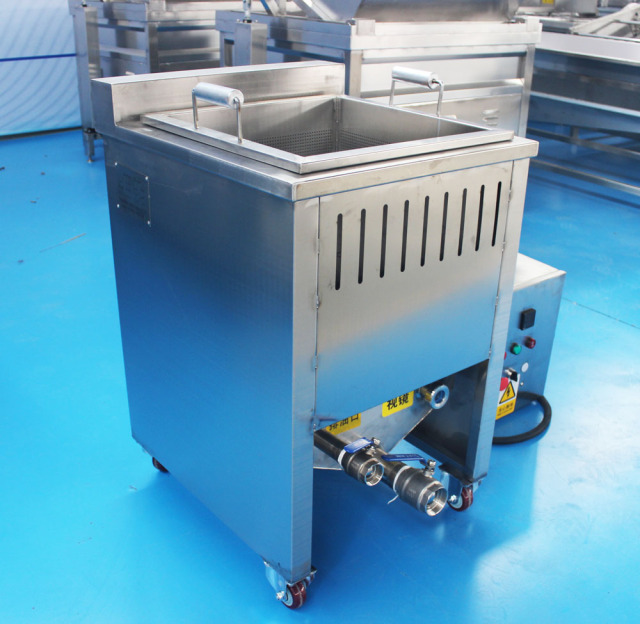 Small deep fryer for fried dough sticks  constant temperature deep fryer   oil-water separation deep fryer