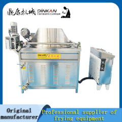 Automatic frame-flipping and discharging circular gas deep fryer large commercial electric deep fryer