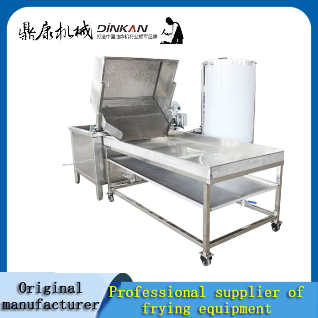 Roast chicken deep fryer, chicken cutlet gas fryer, chicken leg commercial fryer, automatic discharge fryer
