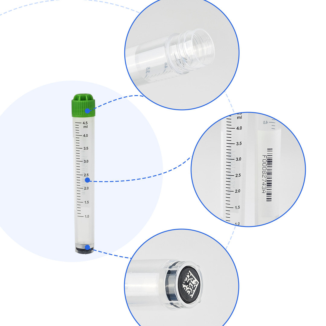 2D Cryogenic Vials