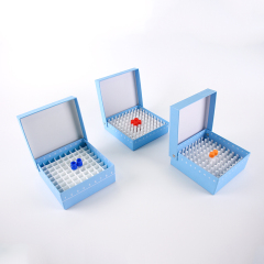 Hinged lid Cardboard Cryo Boxes