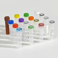 Low Screw Cap Microtubes,with silicon O-ring