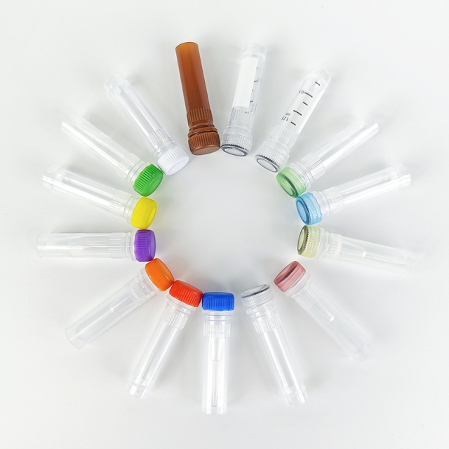 Low Screw Cap Microtubes,with silicon O-ring