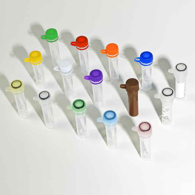 Hinged Screw Cap Microtubes,with silicon O-ring
