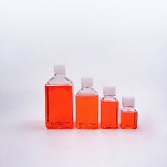 Square Culture Media Bottles | PET materials