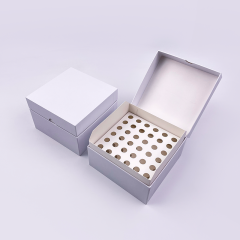 Hinged lid Cardboard Cryo Boxes