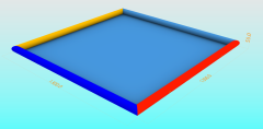 13m L*13m W*0.55m Depth