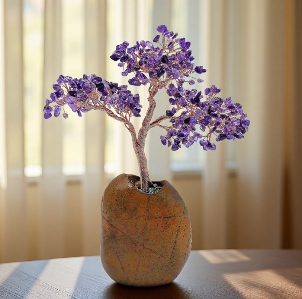 Crown Chakra Amethyst Calm Tree