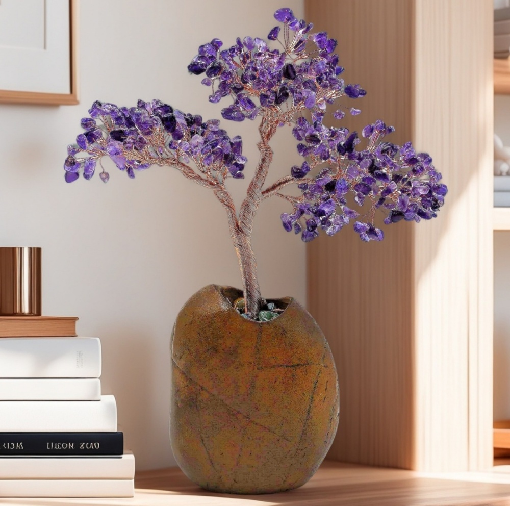 Crown Chakra Amethyst Calm Tree