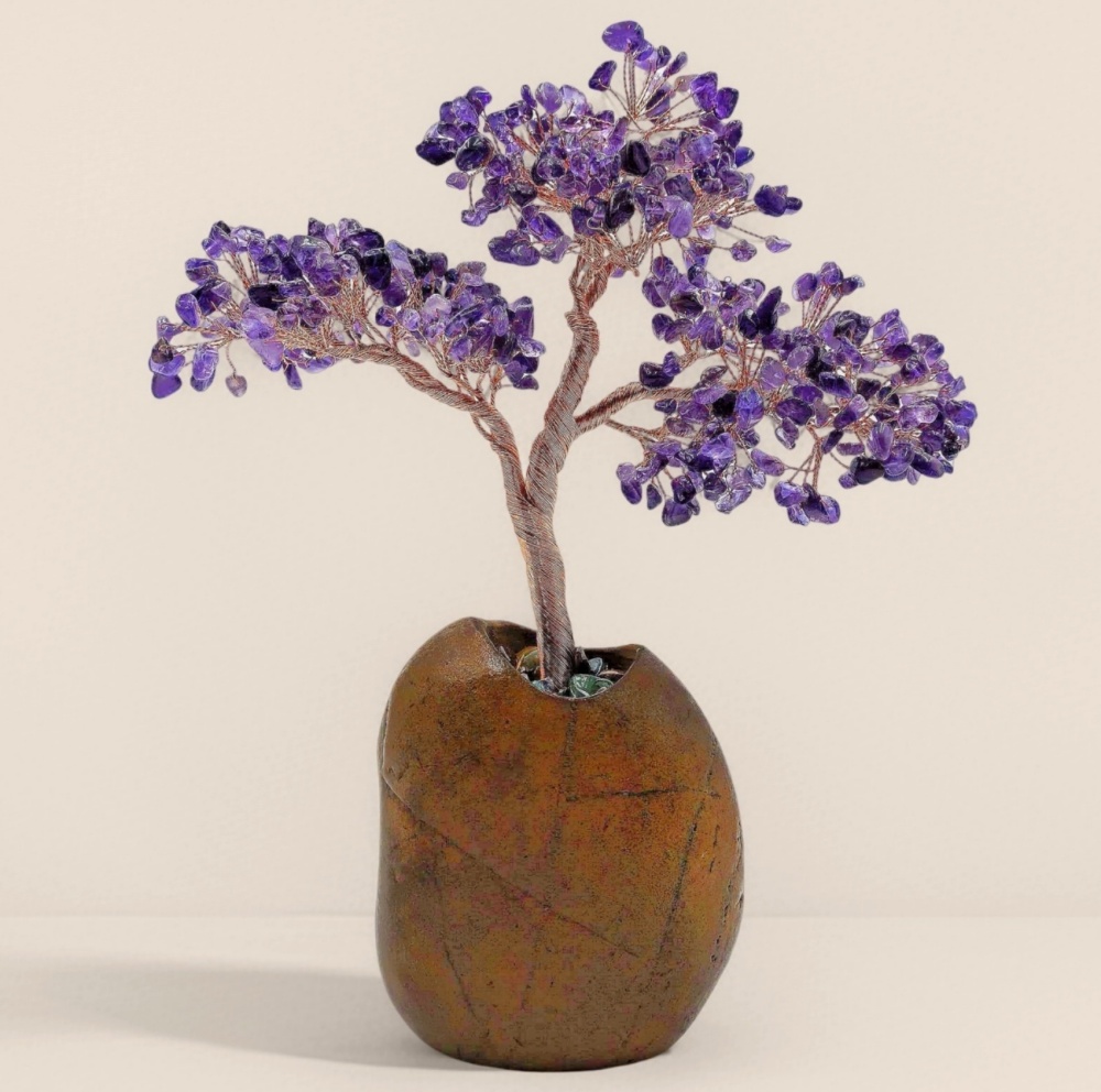 Crown Chakra Amethyst Calm Tree