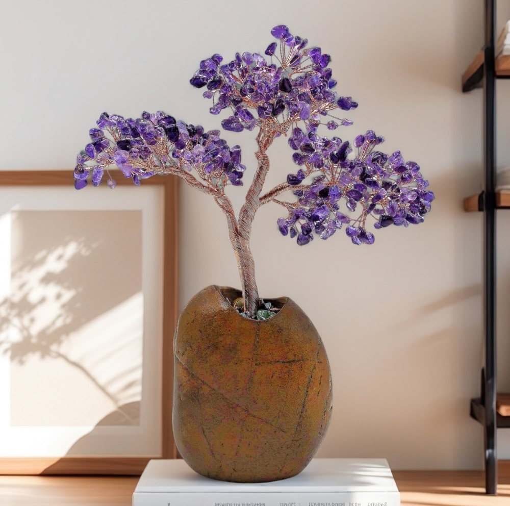 Crown Chakra Amethyst Calm Tree