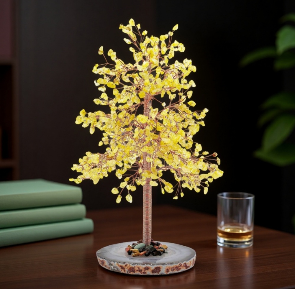 Solar Plexus Chakra Citrine Abundance Tree